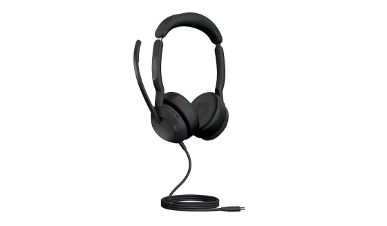 Jabra Evolve2 50 Link380c UC Stereo - Micro-casque filaire stéréo avec USB-C