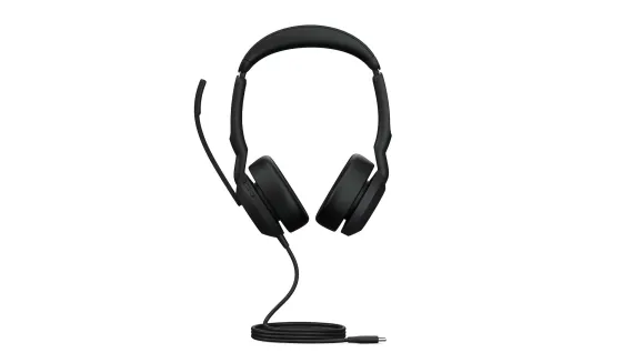 Jabra Evolve2 50 Link380c UC Stereo - Micro-casque filaire stéréo avec USB-C