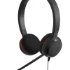 Jabra Evolve 20 MS Duo - certifié pour Skype for Business casque stéréo pour téléphone logiciel VoIP