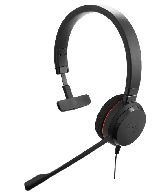 Jabra Evolve 20 MS Mono - certifié pour Skype for Business Mono-casque pour téléphone logiciel VoIP