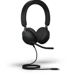 Jabra Evolve2 40 SE - Casque stéréo filaire USB-C / A | certifié pour les plateformes UC |