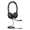 Jabra Evolve2 30 SE - Micro-casque stéréo filaire USB-C certifié pour Microsoft Teams