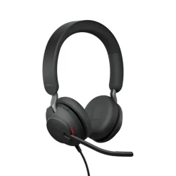 Jabra Evolve2 40 SE - Micro-casque stéréo filaire certifié pour UC, avec USB-C, câble d'extension inclus