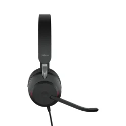 Jabra Evolve2 40 SE - Micro-casque stéréo filaire certifié pour UC, avec USB-C, câble d'extension inclus