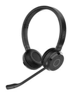 Jabra Evolve 65 TE - Bluetooth, USB-A - Casque stéréo sans fil certifié pour MS Teams | sans station d'accueil