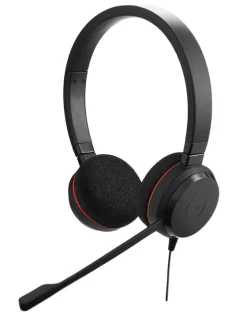 Jabra Evolve 20 UC Duo - Casque stéréo filaire pour téléphonie VoIP