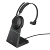 Jabra Evolve2 65 USB-A UC - Micro-casque Mono avec base, noir