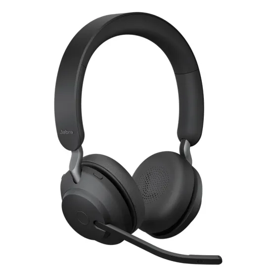 Jabra Evolve2 65 USB-A UC - Micro-casque Stéréo avec base, noir