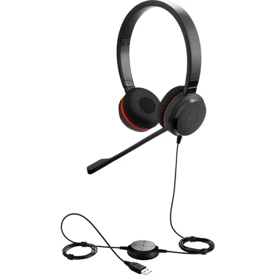 Jabra Evolve 20SE MS Duo - Micro-casque stereo