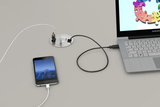 Kindermann CablePort table³ courant USB/C + câble