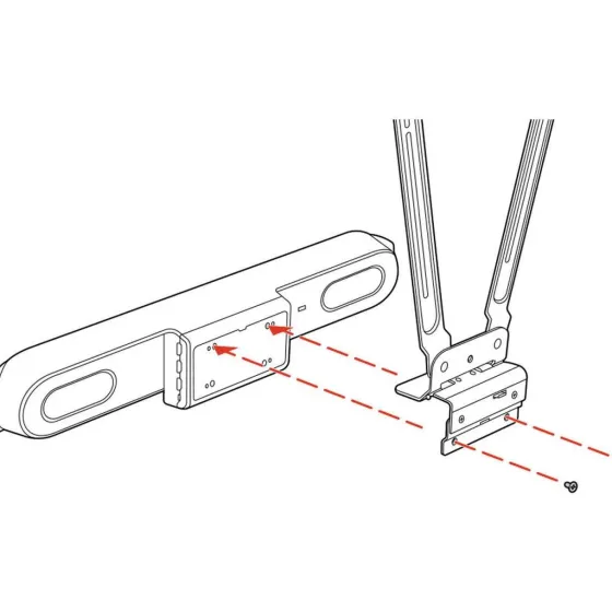 Kit de fixation Poly (support VESA) pour système de vidéoconférence