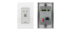 Kit d’extension mural Kramer WP-2UT/R-KIT/US-D(W) USB 2.0 sur CAT à portée étendue