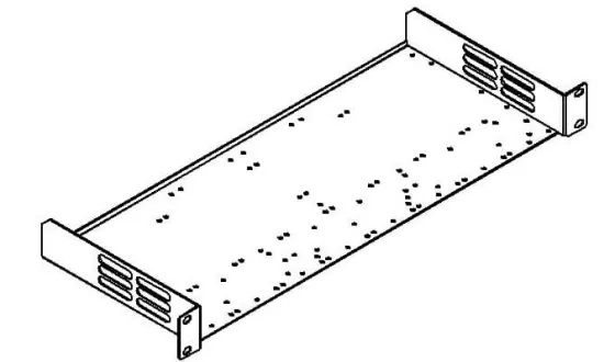 Kramer Adaptateur RK-1 de rack 19 pouces pour diverses unités de bureau et MultiTOOLS
