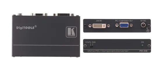 Kramer FC-32 Convertisseur de format DVI vers vidéo graphique/composants/HDTV