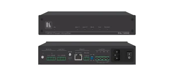 Kramer PA-120Z Amplificateur de puissance (1x 120 W @70 V/100 V et 2x 60 W @8 Ω)