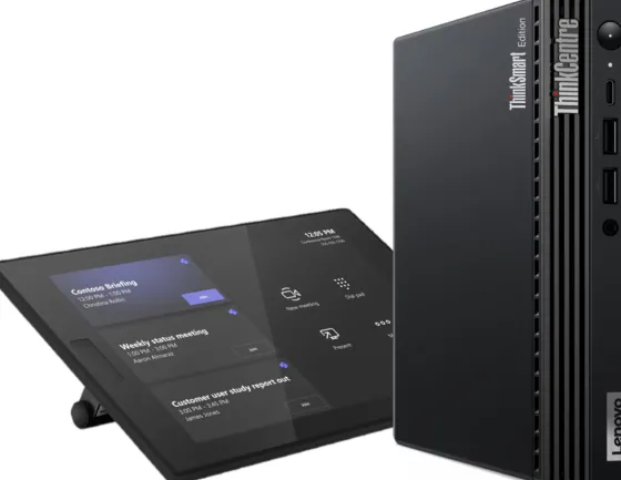 Lenovo ThinkSmart Tiny Kit + Support VESA Système de conférence pour petites salles Microsoft Teams