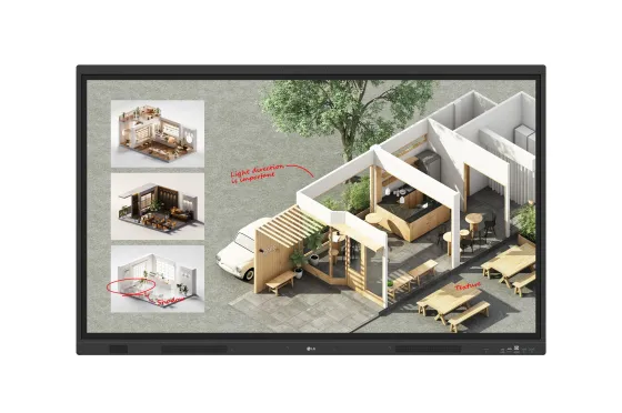 LG CreateBoard Standard 86TR3DQ - écran tactile 4K UHD innovant pour une collaboration, une création et une interaction fluides