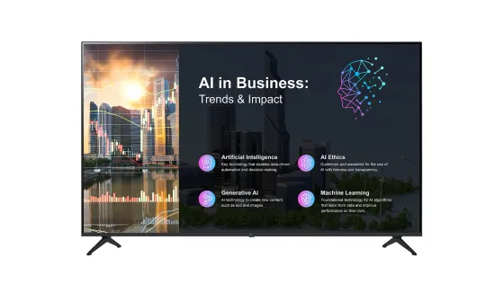LG 50PK640S Écran d’affichage dynamique 4K UHD avec webOS 25 pour la lecture autonome de contenus