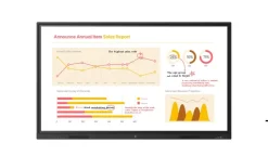 LG 65TR3BQ Écran interactif CreateBoard Core 4K de 65 pouces pour un travail d'équipe efficace
