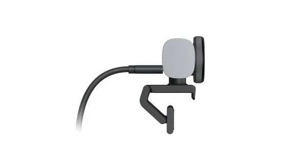 Logitech MX Brio Webcam UHD 4K avec amélioration de l'image par IA et deux microphones à formation de faisceaux pour la suppression du bruit