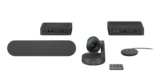 Logitech Rally Système de vidéoconférence, 3840 x 2160 4K UHD, 13 MP, 60 fps, 90°
