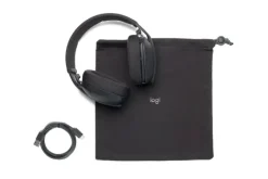 Logitech Zone Vibe 100 - Oreillette sans fil Bluetooth circum-aural, graphite