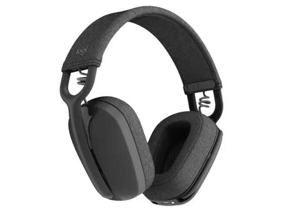 Logitech Zone Vibe Casque d'écoute sans fil avec adaptateur USB-C via Bluetooth, circum-aural - Certifié pour Microsoft Teams, graphite