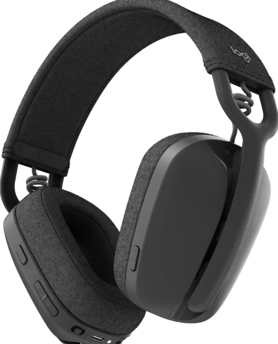 Logitech Zone Vibe Casque d'écoute sans fil avec adaptateur USB-C via Bluetooth, circum-aural - Certifié pour Microsoft Teams, graphite
