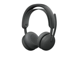 Logitech Zone Wireless 2 ES pour les entreprises - Casque sans fil double avec réduction adaptative du bruit ambiant hybride | Certifié pour Microsoft Teams | Graphite