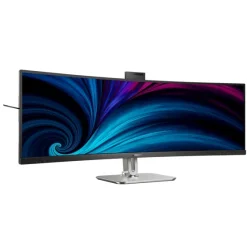 Moniteur professionnel incurvé SuperWide 32:9 Philips 49B2U6900CH avec USB-C et webcam 5 MP intégrée