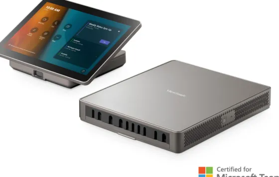 Moteur informatique et console tactile ViewSonic TeamJoin TRS10 pour les salles Microsoft Teams