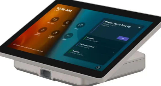 Moteur informatique et console tactile ViewSonic TeamJoin TRS10 pour les salles Microsoft Teams