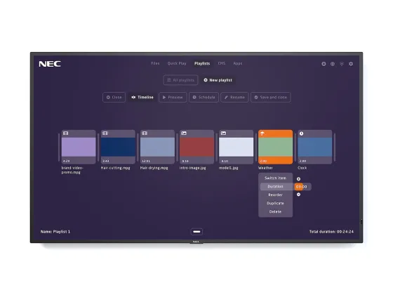 NEC ME651-MPi4 65" Display