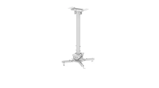Neomounts CL25-540WH1 Support de fixation au plafond pour vidéoprojecteur - Hauteur : 60,5 à 90,5 cm