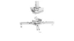 Neomounts CL25-550WH1 Support de fixation au plafond pour vidéoprojecteur - Hauteur : 74,5 à 114,5 cm