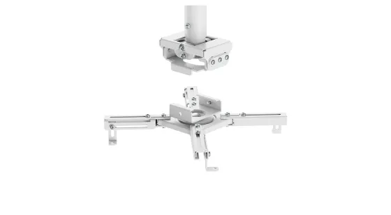 Neomounts CL25-550WH1 Support de fixation au plafond pour vidéoprojecteur - Hauteur : 74,5 à 114,5 cm