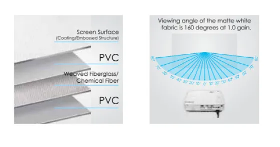 Optoma DS-1109PMG+ Écran de projection enroulable, 234 x 146,3 16:10, blanc mat
