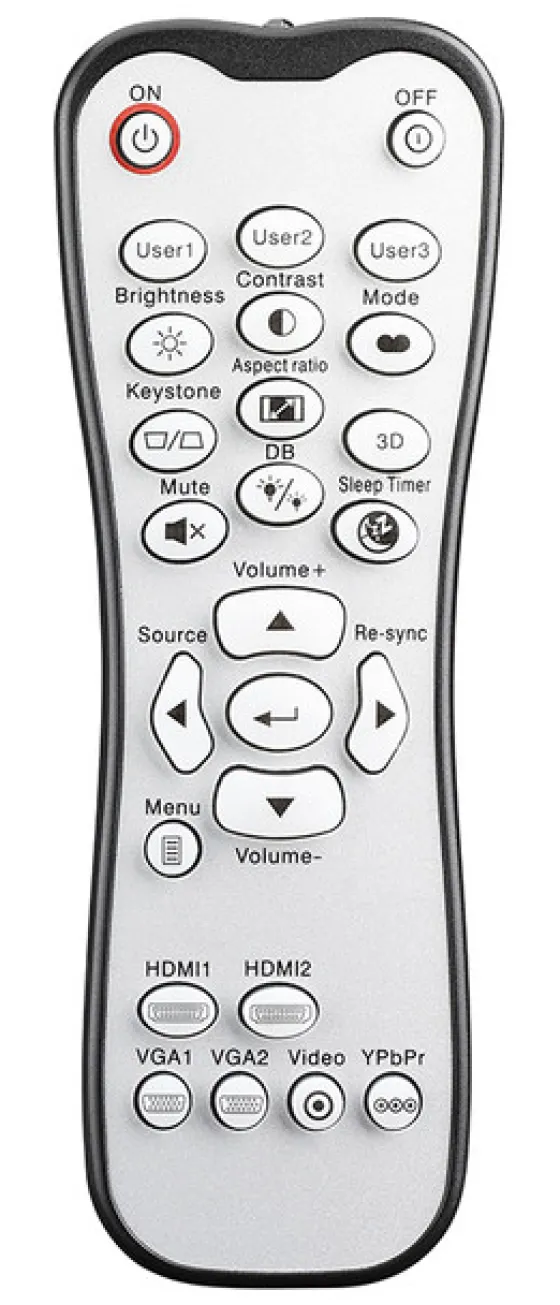 Optoma télécommande pour HD36/HD151X/EH505/503/W505/X605/W415/EH415