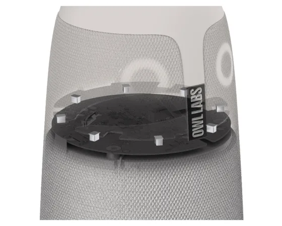 Owl Labs Meeting Owl 3 Premium Caméra avec caméra 360°, microphone et haut-parleur + microphone d'extension