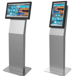 Peerless-AV KIP522-S-EUK - kiosque vertical/transversal pour écrans de 15″ à 32″, argenté