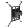 Peerless-AV Support mural PJR125-POR-EUK avec orientation vers le sol ou portrait - noir (inclinable, rotatif et pivotant)