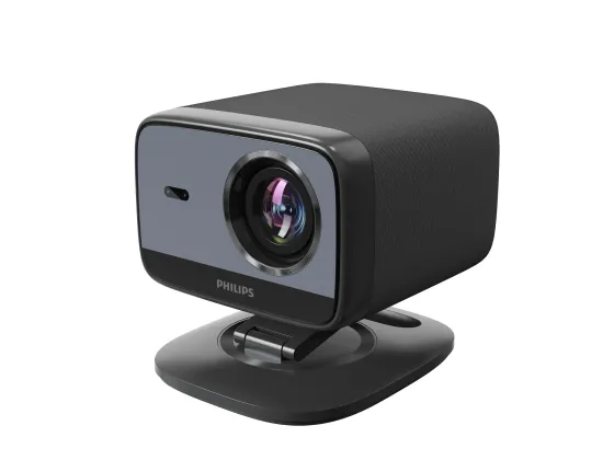 Philips NeoPix 450 Smart Vidéoprojecteur LED compact Full HD avec support pivotant à 180 degrés et appareil de diffusion en continu Google TV