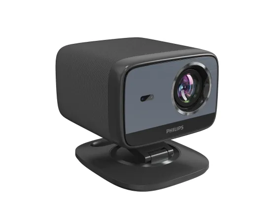 Philips NeoPix 450 Smart Vidéoprojecteur LED compact Full HD avec support pivotant à 180 degrés et appareil de diffusion en continu Google TV