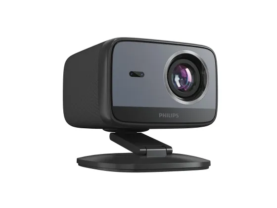 Philips NeoPix 450 Smart Vidéoprojecteur LED compact Full HD avec support pivotant à 180 degrés et appareil de diffusion en continu Google TV
