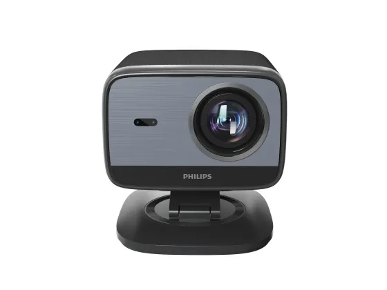 Philips NeoPix 450 Smart Vidéoprojecteur LED compact Full HD avec support pivotant à 180 degrés et appareil de diffusion en continu Google TV