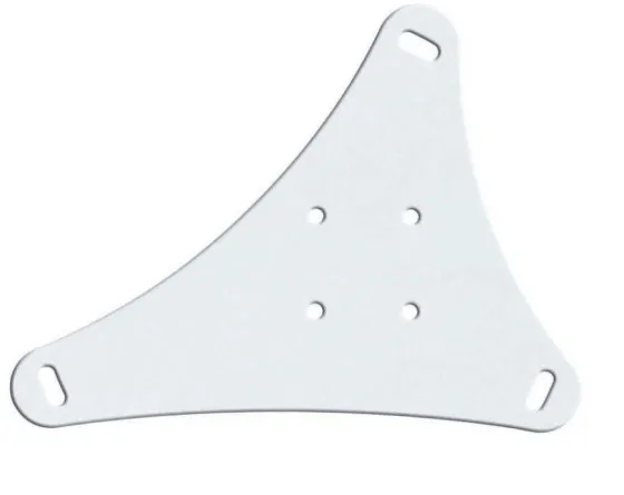 Plaque de fixation PeTa pour vidéoprojecteurs avec pas de vis sur le dessous