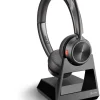 Poly Savi 7220 Office - Micro-casque stéréo sans fil (avec socle de chargement DECT)