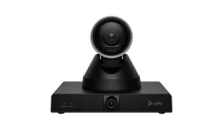 Poly Studio E60 Caméra PTZ avec zoom optique 12x et technologie de caméra intelligente