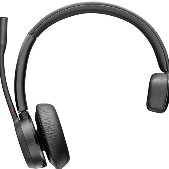 Poly Voyager 4310 - Micro-casque mono Bluetooth USB-C certifié pour Microsoft Teams