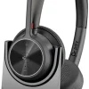 Poly Voyager 4320 - Micro-casque stéréo Bluetooth USB-A certifié pour Microsoft Teams (avec socle de chargement)